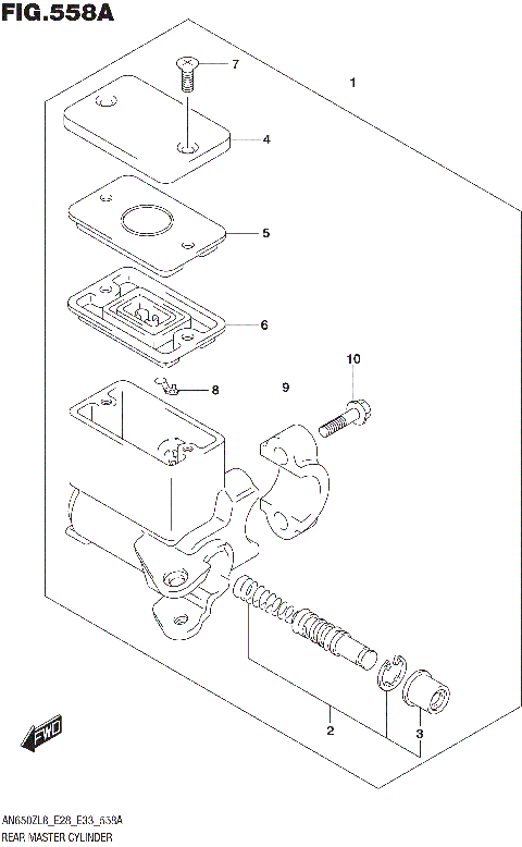 REAR MASTER CYLINDER