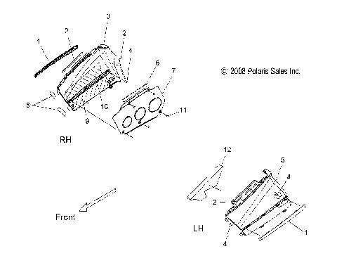 BODY, SIDE PANELS - S09PU7ES/EE (49SNOWPANEL09WIDE)