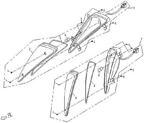 FRONT TURN LIGHT (FOR 3RD TYPE FACE)