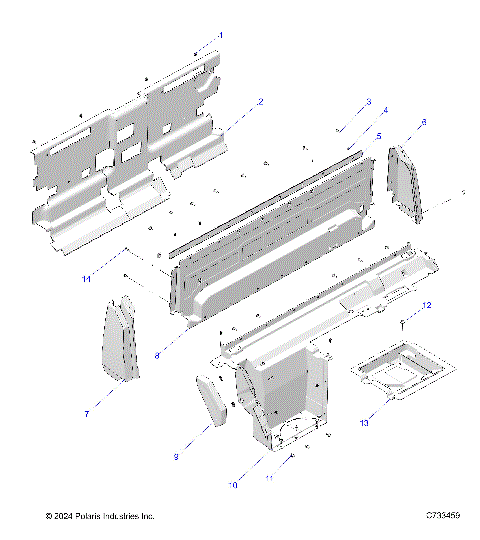 BODY, REAR CLOSEOFF, AND FENDERS - R24RRED4JA (C733459)