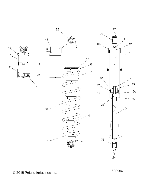 SUSPENSION, SHOCK, IFS (7044564) - S21DDL8RS ALL OPTIONS (600294)