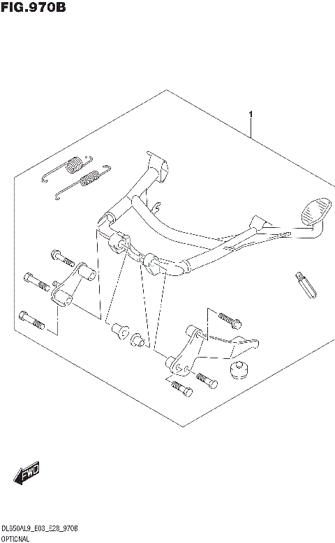 OPTIONAL (CENTER STAND SET)