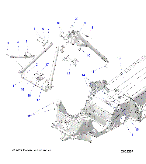CHASSIS, CHASSIS ASM. and OVER STRUCTURE - S23TFM8MS (C602367)