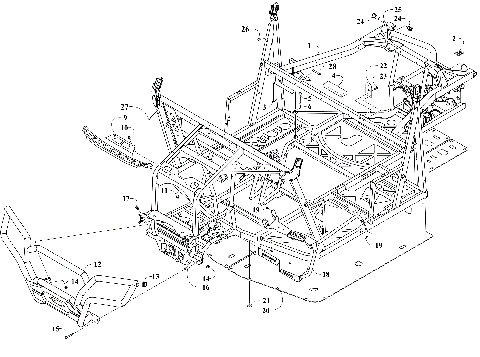 FRAME AND RELATED PARTS [304275]