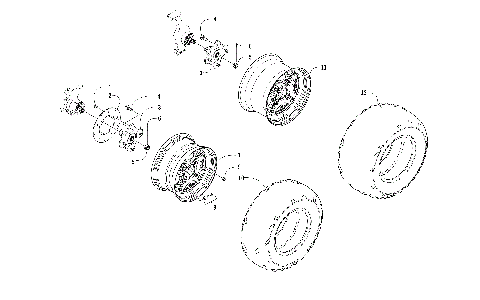 WHEEL AND TIRE ASSEMBLY [302114]