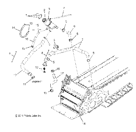 ENGINE, COOLING SYSTEM - S12CK6/CM6 ALL OPTIONS (49SNOWCOOLING12600RMK)