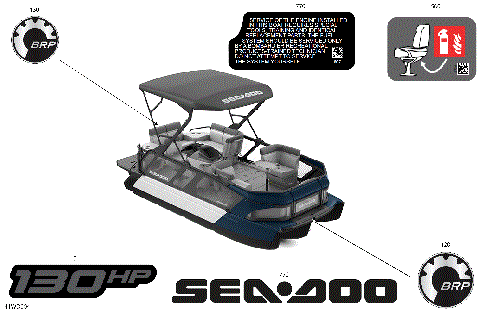 03- DECALS - Feature Decals - 130HP - Cruise Package
