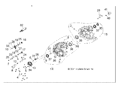 DRIVE TRAIN, MAIN GEARCASE - R12JT9EFX (49RGRTRANS1332957)
