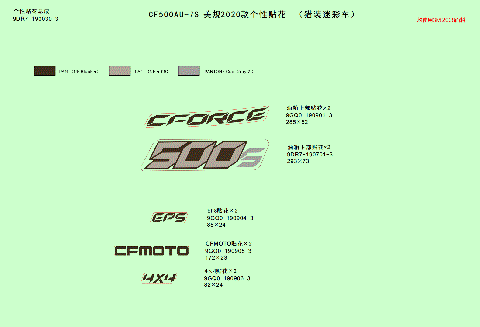 DECAL (FOR 2020 USA TRUE TIMBER CAMO VEHICLE)