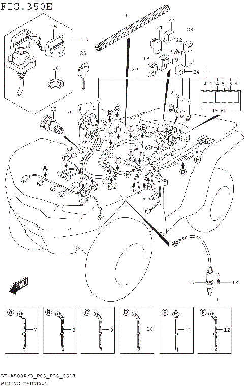 WIRING HARNESS (LT-A500XPZM3 P28)