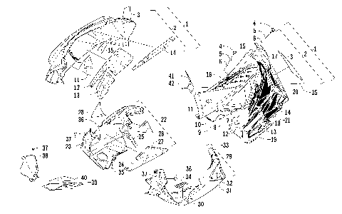 SKID PLATE AND SIDE PANEL ASSEMBLY [95848]