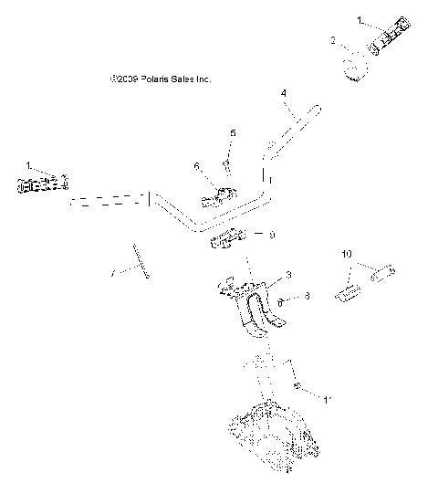 STEERING, HANDLEBAR and CONTROLS - A13MN50ET/EX (49ATVHANDLEBAR09SP500TR)