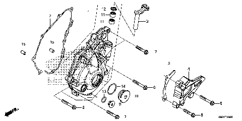 LEFT CRANKCASE COVER