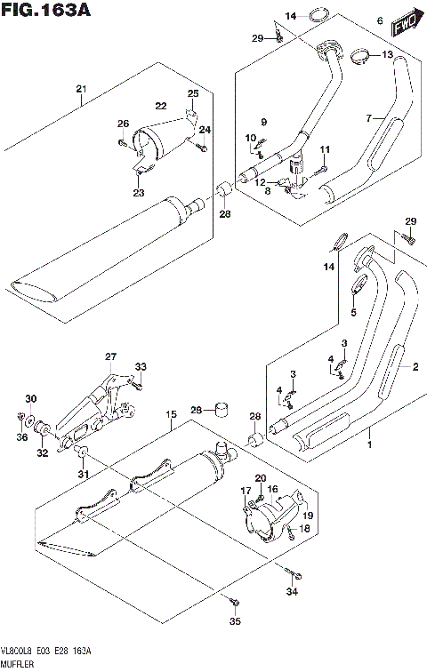 MUFFLER (VL800L8 E03)