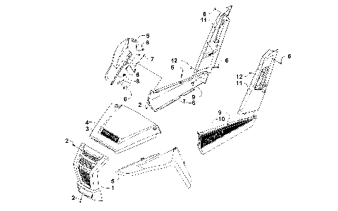 FRONT AND SIDE PANEL ASSEMBLIES [300045]