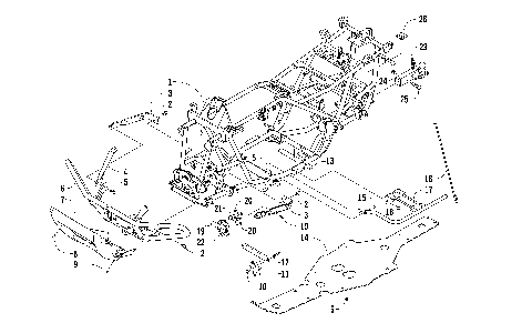 FRAME AND RELATED PARTS [96432]