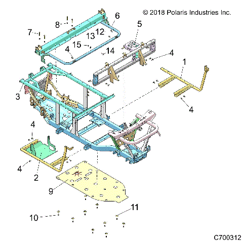 CHASSIS, FRAME and FRONT BUMPER - R21MAE57D7 (C700312)