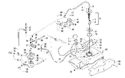 FUEL TANK AND FUEL FILTER ASSEMBLIES [94172]