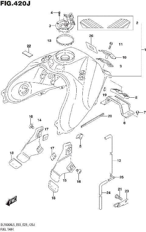 FUEL TANK (DL1000XAL8 E33)