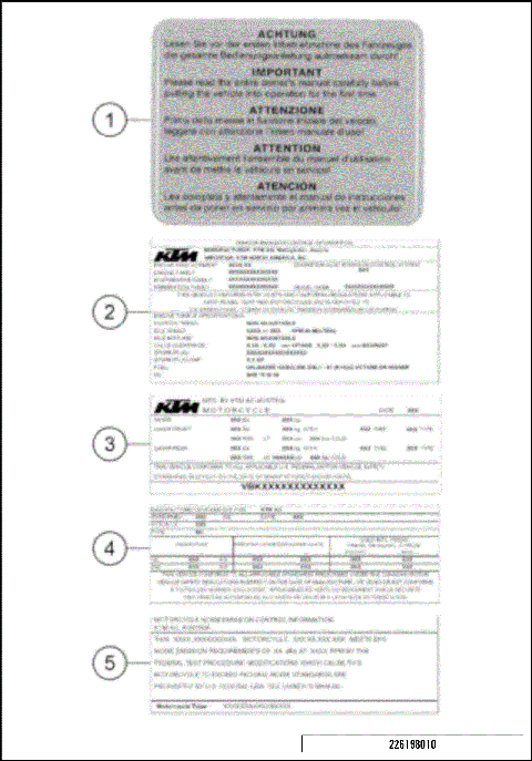 TECHNIC INFORMATION STICKER