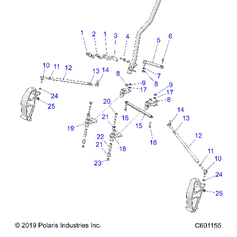 STEERING, LOWER - S21EEC8RS (C601155)