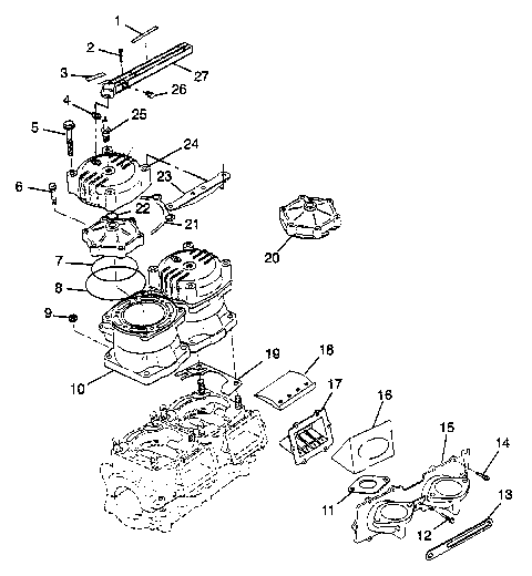 CYLINDER & MANIFOLD SLT 700 B974572 (4941124112B014)