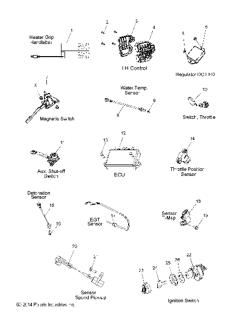 ELECTRICAL, SWITCHES, SENSORS and COMPONENTS - S21EEF6PSL/PEL (49SNOWELECT15PROS6)