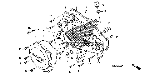 RIGHT CRANKCASE COVER