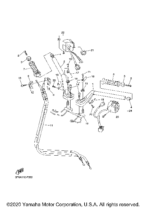 STEERING HANDLE CABLE