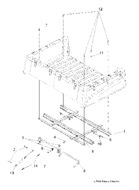 BODY, BOX MOUNTING - R10RC08GA/GH/FA/FH (49RGRBOXMOUNTING10)