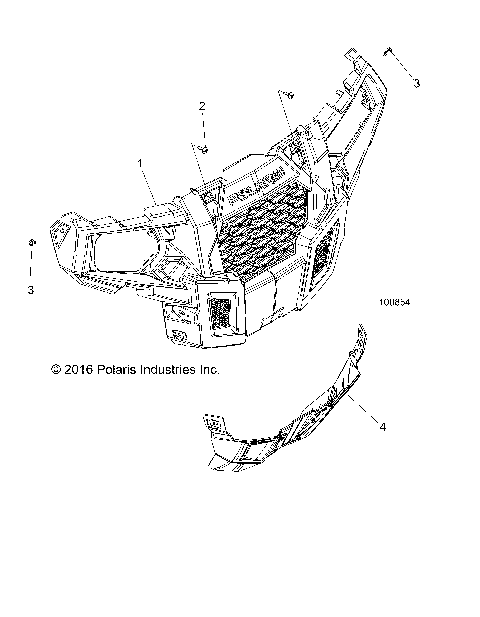 BODY, BUMPER, FRONT - A19DBA50A5 (100854)