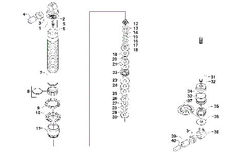 FRONT SUSPENSION SHOCK ABSORBER ASSEMBLY [300011]