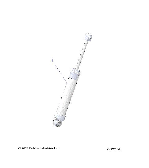 SUSPENSION, SHOCK, REAR TRACK (7045512) - S24CBU5TSL (C602454)
