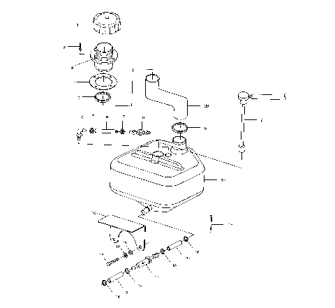 OIL TANK - I994673 (4951335133a013)
