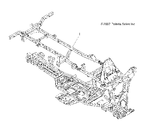 CHASSIS, FRAME - A08TN50EA (49ATVFRAME08X2500QUAD)