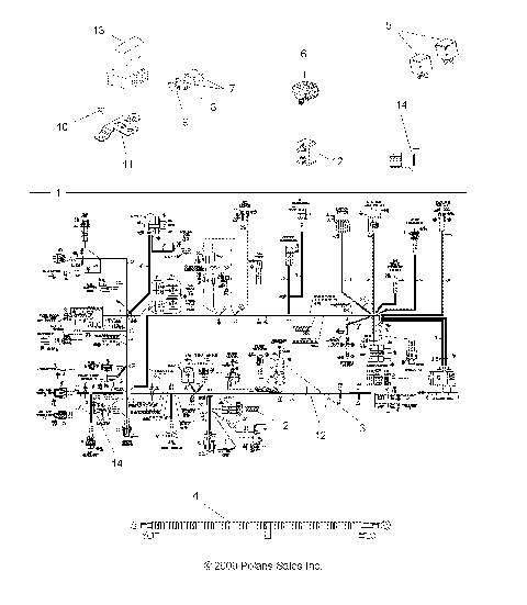 ELECTRICAL, HARNESSES - A12CF76FF (49ATVHARNESS116X6)