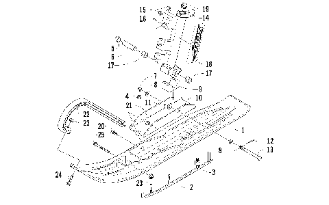 SKI AND SPINDLE ASSEMBLY [86975]