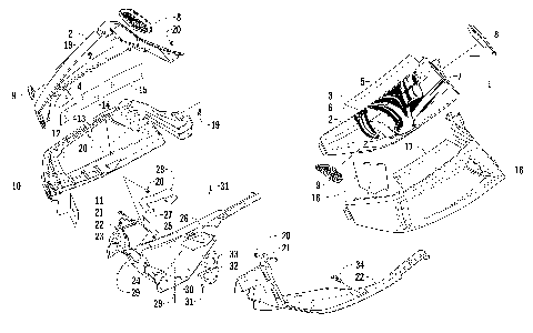 SKID PLATE AND SIDE PANEL ASSEMBLY [93475]