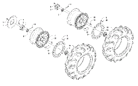 WHEEL AND TIRE ASSEMBLY [301823]