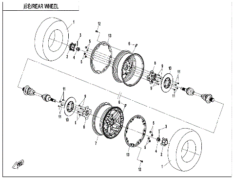 REAR WHEE (OVERLAND)