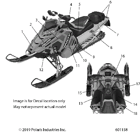 BODY, DECAL, BLACK SIDE PANEL W/BLACK, TITANIUM ACCENT - S20EDE8PS (601360)
