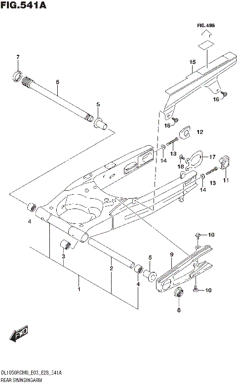 REAR SWINGINGARM
