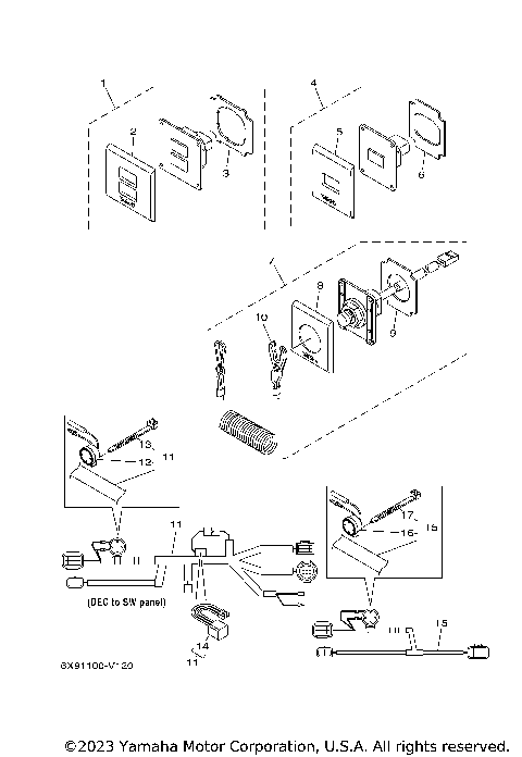 SWITCH PANEL 1 (EKS, SINGLE)