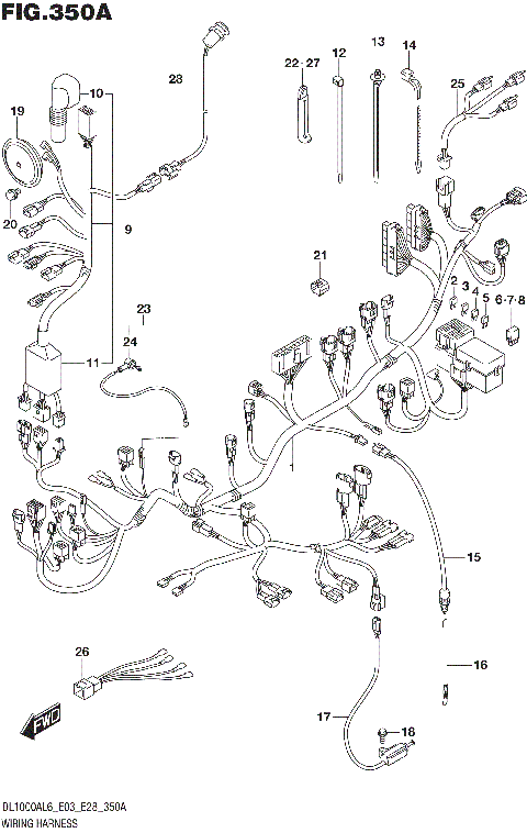 WIRING HARNESS (DL1000AL6 E03)