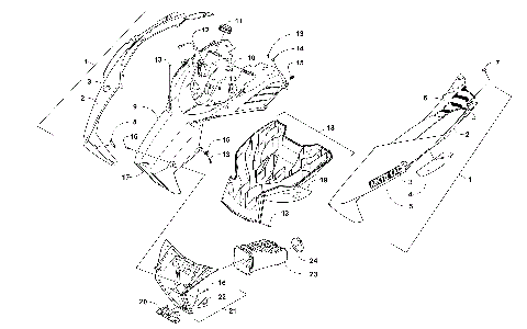 HOOD AND AIR INTAKE ASSEMBLY [104528]