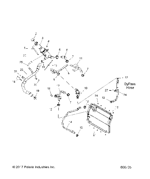 ENGINE, COOLING SYSTEM - S19EEC8PS/PEB ALL OPTIONS (600735)