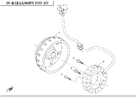 MAGNETO STATOR ASSY