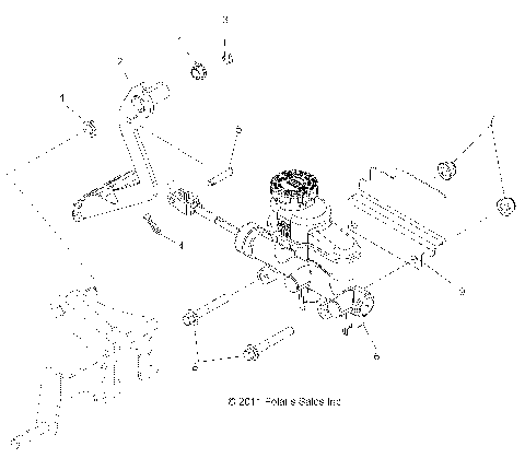 BRAKES, PEDAL and MASTER CYLINDER - Z14JT9EFX (49RGRBRAKEFOOT12RZRXP900)