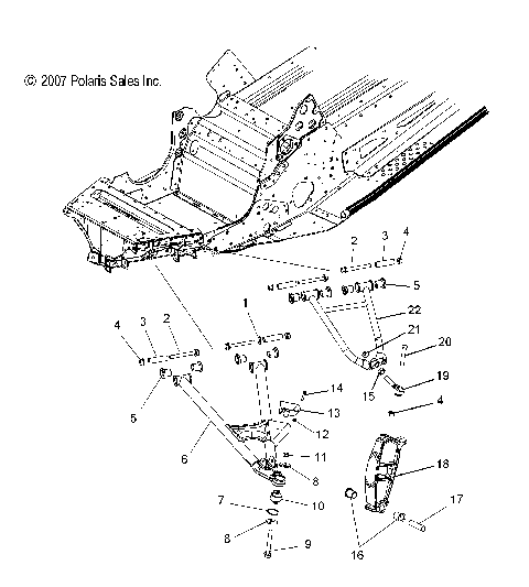 SUSPENSION, FRONT - S08PR7FS/FE (49SNOWSUSPFRT08IQTRBO)