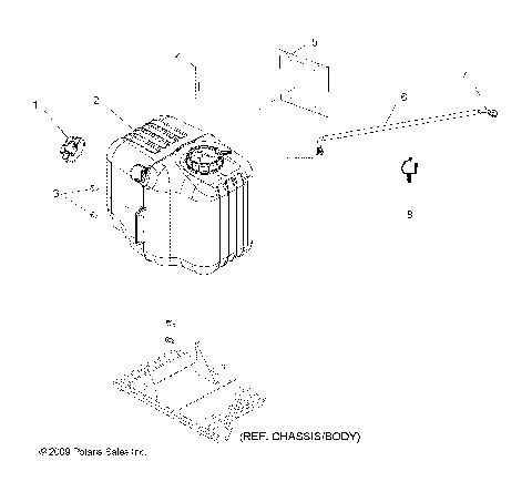 BODY, FUEL TANK ASM. - R10TH76/TY76 ALL OPTIONS (49RGRFUEL108004X4)